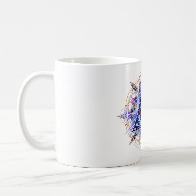 Sapphire Celestial Eye Kaffe Mugg (Vänster)