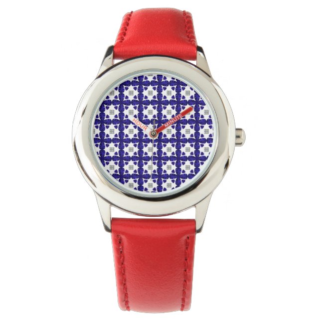 Sapphire Diamond Art, Blue Armbandsur (Framsida)