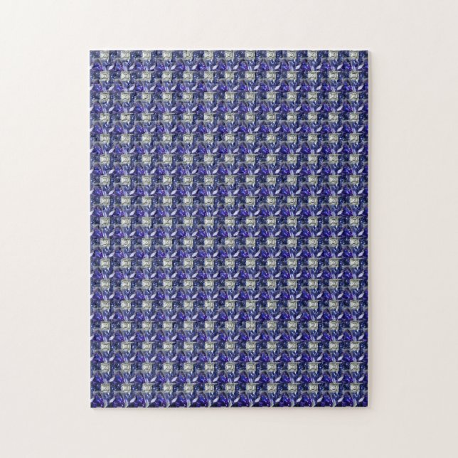 Sapphire Diamond Art, Blue Pussel (Vertikal)