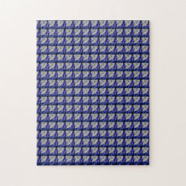 Sapphire Diamond Gemstone Art Blue Pussel