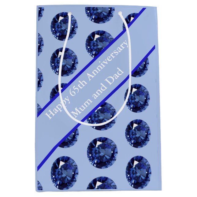 Sapphire Editable för 65e-årsdag (Framsidan)