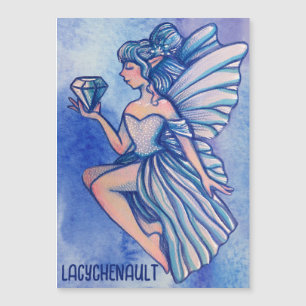 Sapphire Fairy Magnetisk Inbjudningskort
