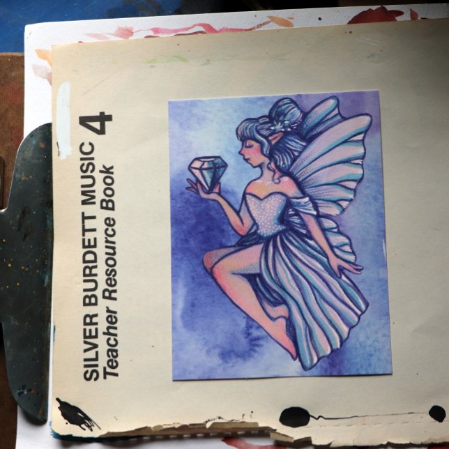 Sapphire Fairy Vykort (Skapare uppladdad)