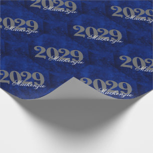 Sapphire Grad Blue Royal Cobalt Azure Year Presentpapper
