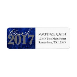 Sapphire Grad | Blue Royal Cobalt Azure Year Returadress Etikett