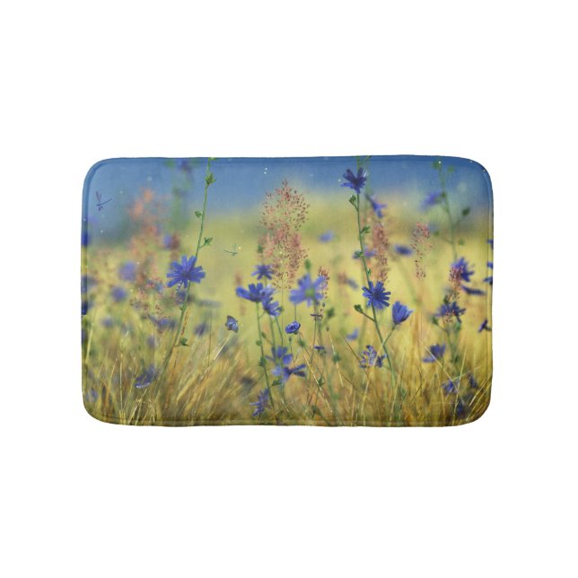 Sapphire & Guld Bath Mat Badrumsmatta (Framsidan)
