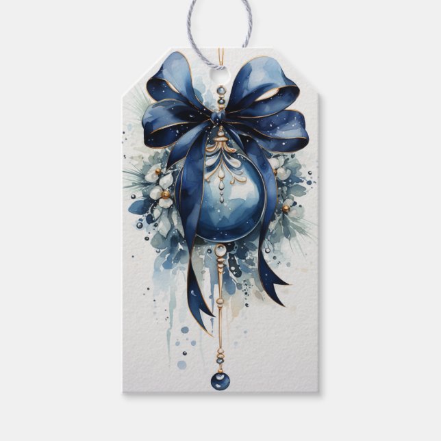 Sapphire Himlar: Shades of Blue Presentetikett (Framsidan)