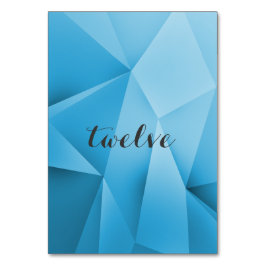 Sapphire Jewel Tones Bordsnummer Card