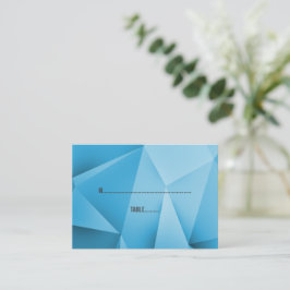 Sapphire Jewel Tones Bröllop Place Card Placeringskort