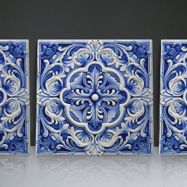 Sapphire Lissabon Patternated Ceramic Design Kakelplatta