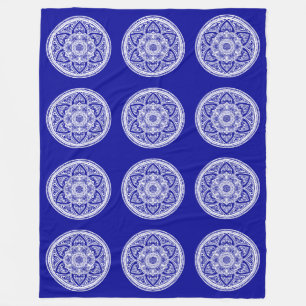 Sapphire Mandala Fleecefilt