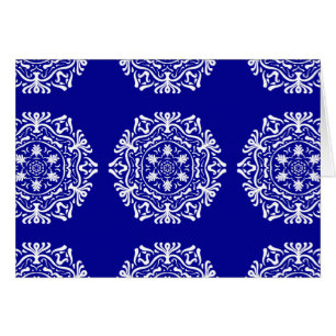 Sapphire Mandala Hälsningskort