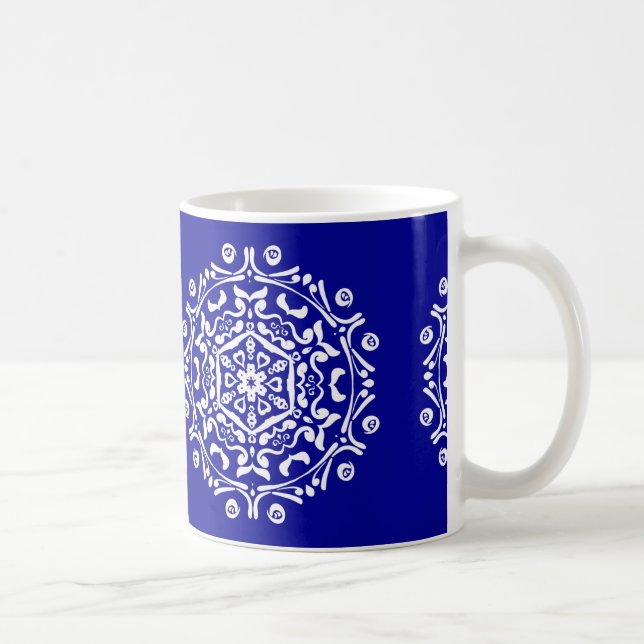 Sapphire Mandala Kaffemugg (Höger)