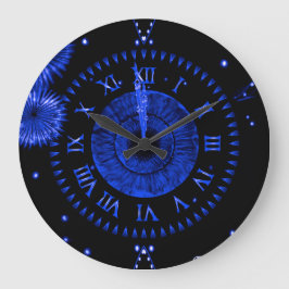 Sapphire Midnight Clock Stor Klocka