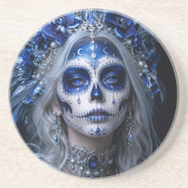 Sapphire Moon Calavera – Blå Celestial Underlägg