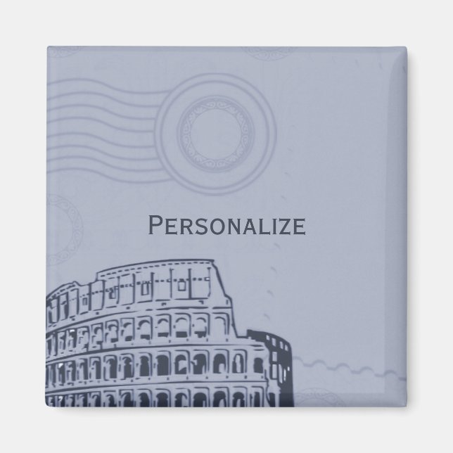 Sapphire Roman Magnet (Framsidan)