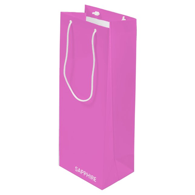 Sapphire rosa färg namn (Framsidan Vinklad)