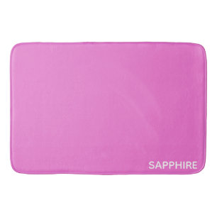 Sapphire rosa färg namn badrumsmatta