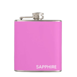 Sapphire rosa färg namn fickplunta