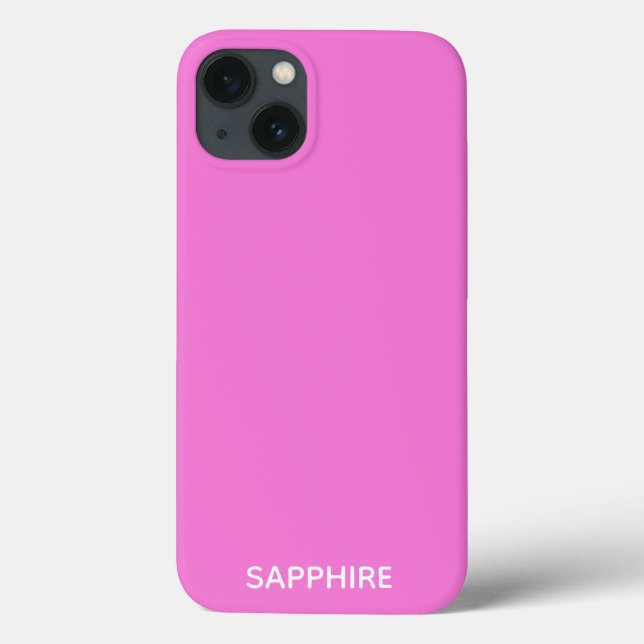 Sapphire rosa färg namn Fodral-Mate iphone case (Baksida)