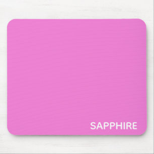 Sapphire rosa färg namn musmatta
