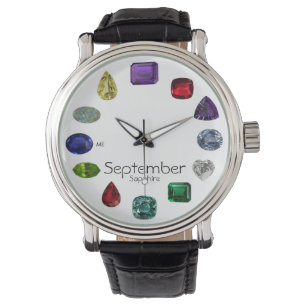 Sapphire, September Birthstone Armbandsur