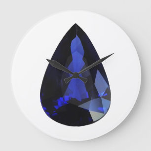 Sapphire September Birthstone Blue Stor Klocka