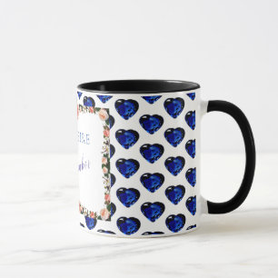 Sapphire September Birthstone Gemstone Art ✅ Mugg