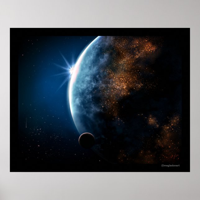 Sapphire Sphere Poster (Framsidan)