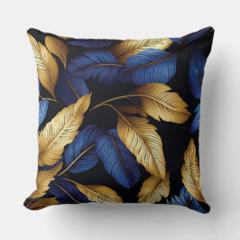 Sapphire Starlit Symphony Botanical Kudde