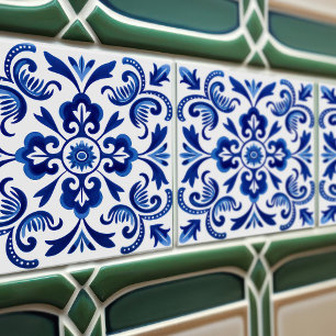 Sapphire Talavera Lissabon mönstrad keramisk desig Kakelplatta