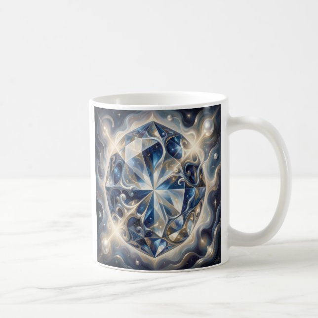 Sapphire – The Stone of Truth and Wisdom´3 Kaffemugg (Höger)