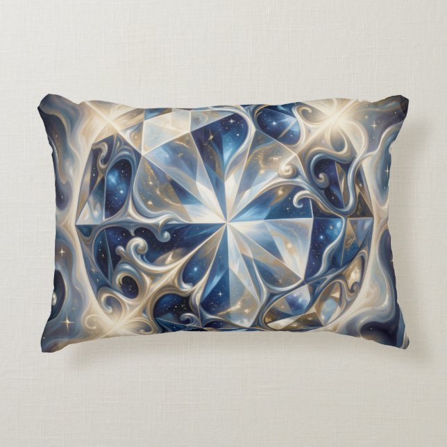 Sapphire – The Stone of Truth and Wisdom´3 Prydnadskudde (Framsidan)