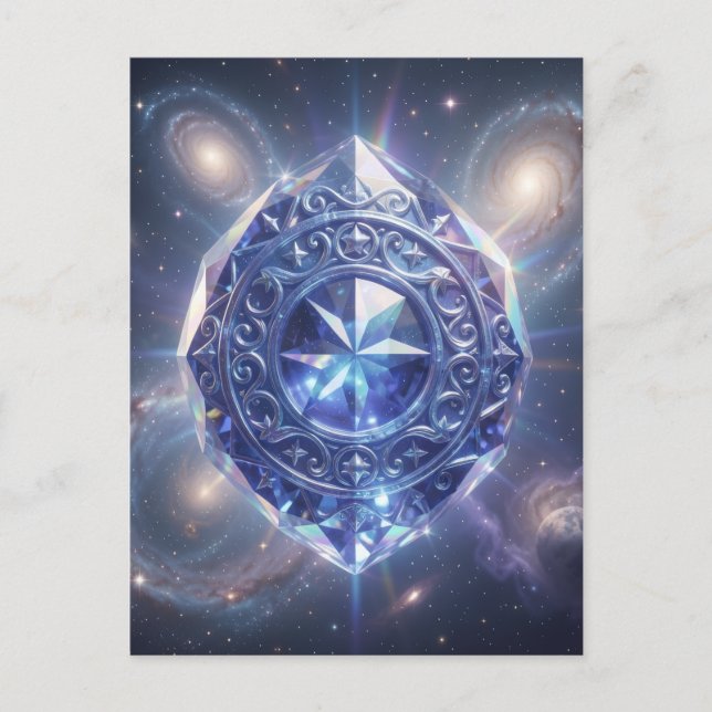 Sapphire – The Stone of Truth and Wisdom´4 Helg Vykort (Framsida)