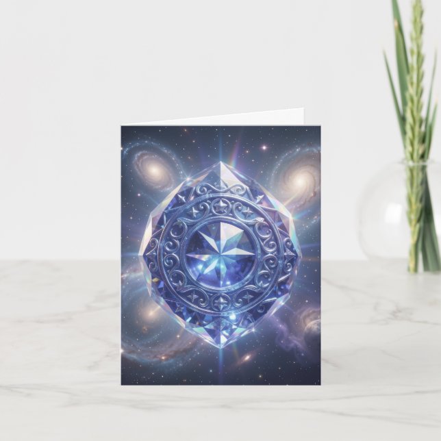 Sapphire – The Stone of Truth and Wisdom´4 Helgkort (Framsida)