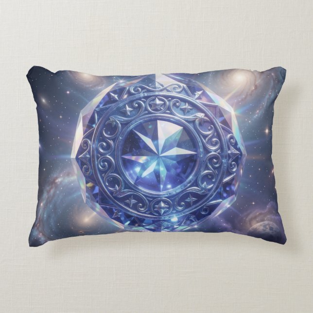 Sapphire – The Stone of Truth and Wisdom´4 Prydnadskudde (Framsidan)