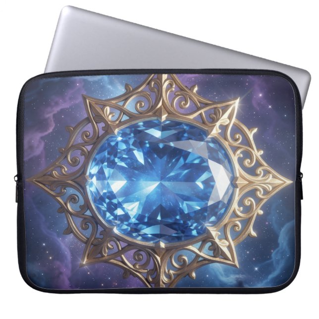 Sapphire – The Stone of Truth and Wisdom´5 Laptop Fodral (Framsidan)