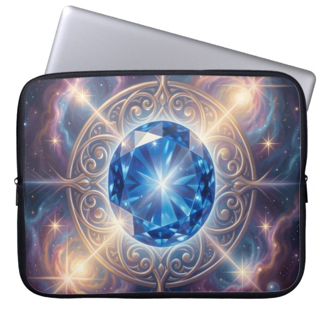 Sapphire – The Stone of Truth and Wisdom´6 Laptop Fodral (Framsidan)