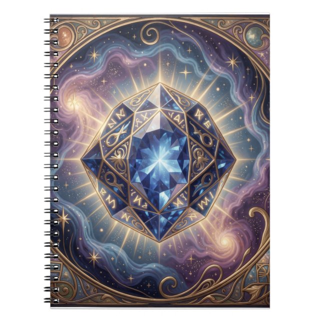 Sapphire – The Stone of Truth and Wisdom´7 Anteckningsbok (Framsidan)