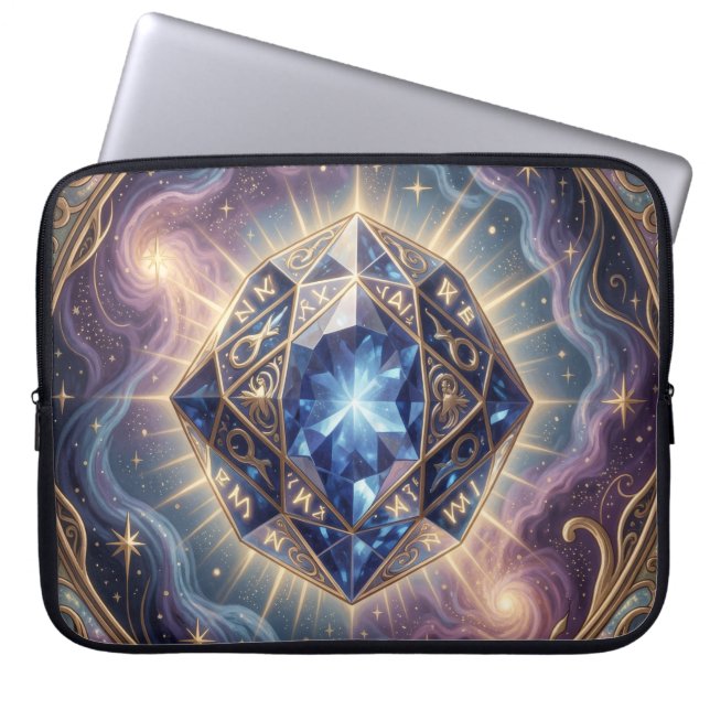 Sapphire – The Stone of Truth and Wisdom´7 Laptop Fodral (Framsidan)