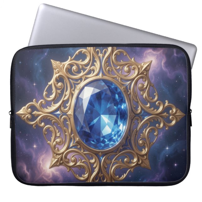 Sapphire – The Stone of Truth and Wisdom´8 Laptop Fodral (Framsidan)
