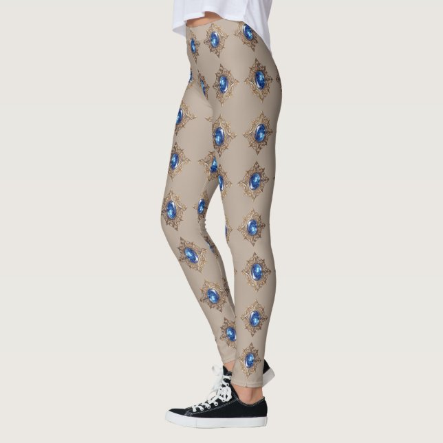 Sapphire – The Stone of Truth and Wisdom´8 Leggings (Vänster)