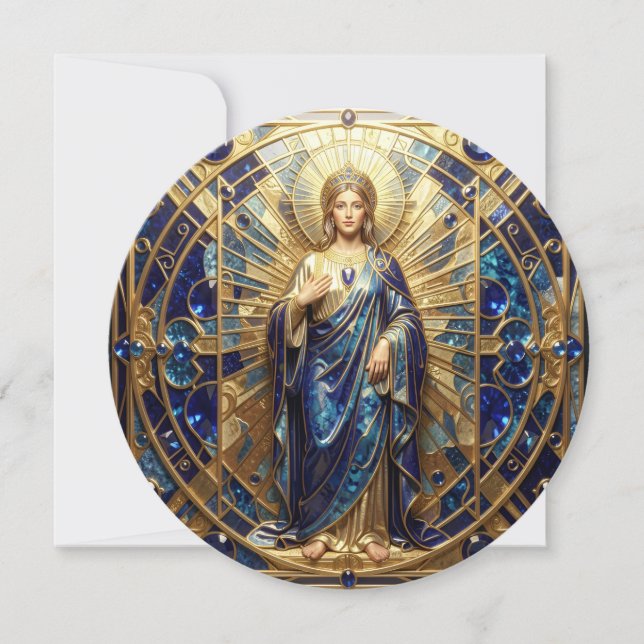 Sapphire – The Stone of Truth and Wisdom´9 Julkort (Framsida)