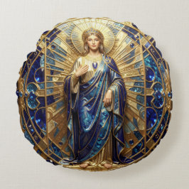Sapphire – The Stone of Truth and Wisdom´9 Rund Kudde