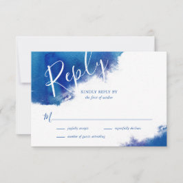 Sapphire Tide Bröllop OSA Responcard Kort