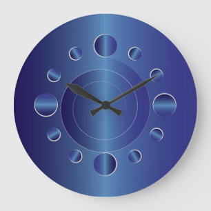 Sapphire-timmar Stor Klocka