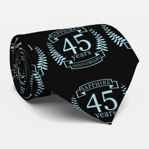 Sapphire Traditional 45:e bröllop-årsdagen Slips