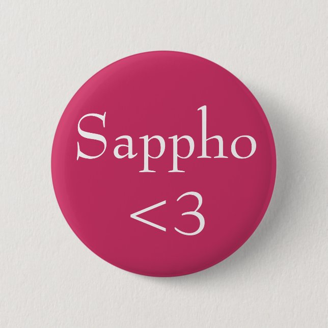 Sappho <3 knapp (Framsida)