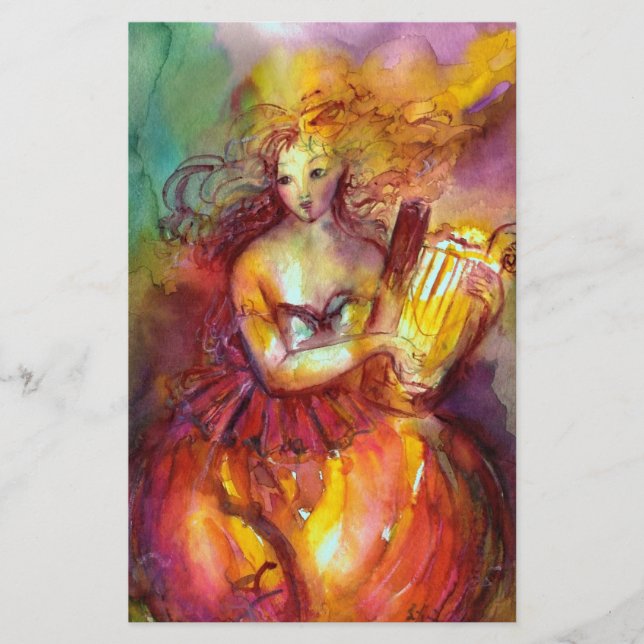 SAPPHO, DANS, MUSK OCH POETRY BREVPAPPER (Framsida)