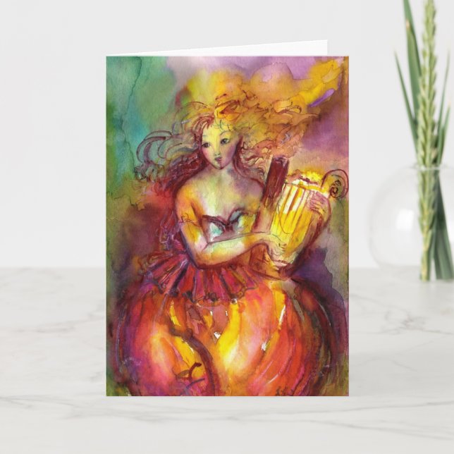 SAPPHO, DANS, MUSK OCH POETRY KORT (Framsida)